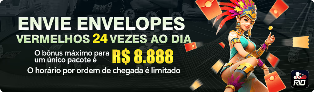 ENVIE ENVELOPES VERMELHOS 24 VEZES AO DIA O bonus maximo para RS 8.888 um unico pacote e O horario por ordem de chegada e limitado