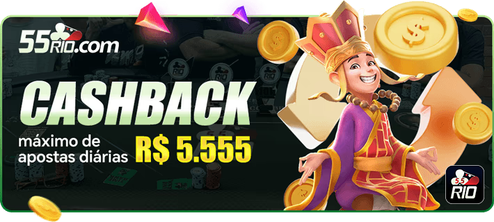 CASHBACK maximo de apostas diarias RS 5.555